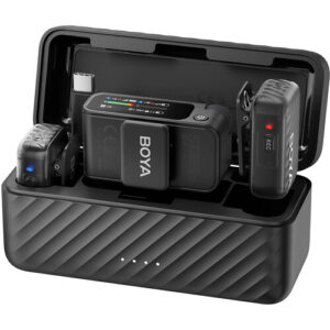 BOYA BOYAMIC 2 AI-Powered 2-Person Wireless Microphone System for Cameras and Mobile Devices 1