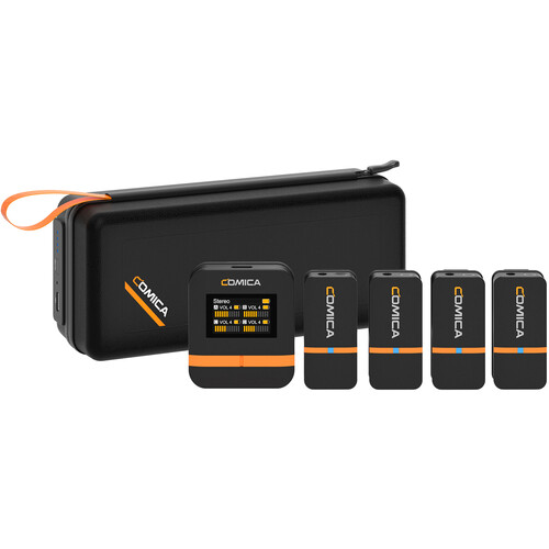 Comica Audio Vimo Q Mini 4-Person Wireless Microphone System for Cameras & Smartphones 1