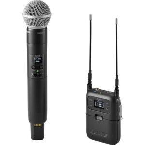 Shure SLXD25/SM58 Digital Camera-Mount Wireless Handheld Mic System with SM58 Capsule (J52: 558 to 602 + 614 to 616 MHz)